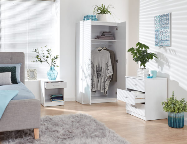 Elgin 3 Piece Bedroom Set | White | Clearance