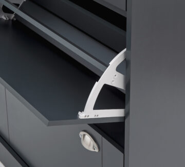 Oban Slate Blue Shoe Cabinet