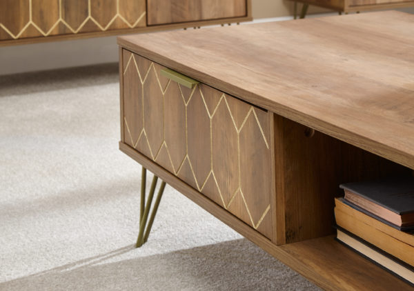 Kentwood Mango Coffee Table | Self Assembly