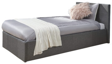 Marikina Grey 3′ Side Lift Ottoman Single Bed