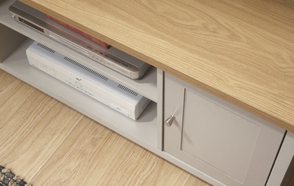Fife Grey Large TV Cabinet | Grey | Self Assembly