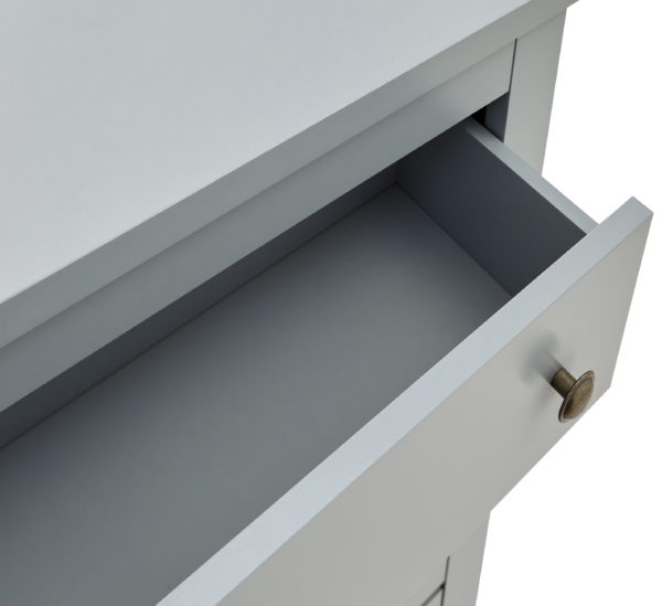 Two Tier Shoe Cabinet | Grey | Self Assembly
