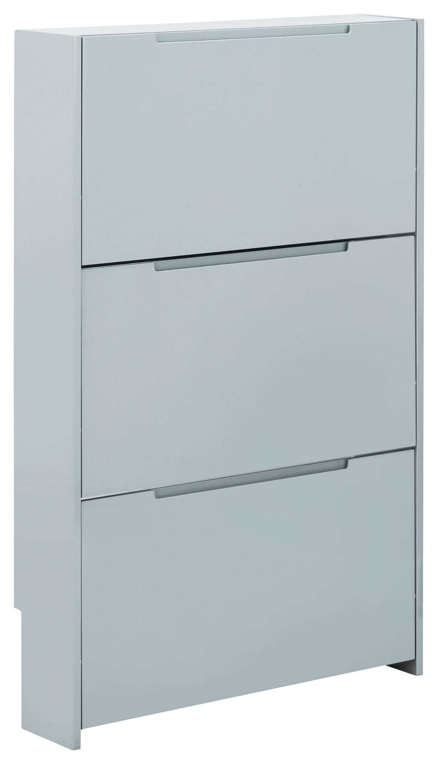 white gloss shoe cabinet on Narrow High Gloss 3 Tier Shoe Cabinet Grey Self Assembly Oak World