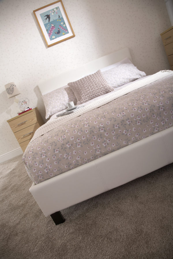 Simplicity Double Bed in A Box | White