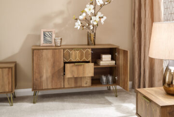 Kentwood 2 Door Sideboard with Drawers | Mango Finish