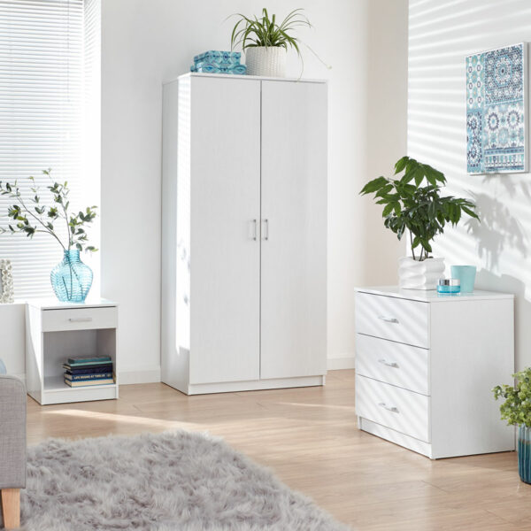 Elgin 3 Piece Bedroom Set | White | Clearance