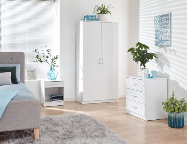 Elgin 3 Piece Bedroom Set | White | Clearance
