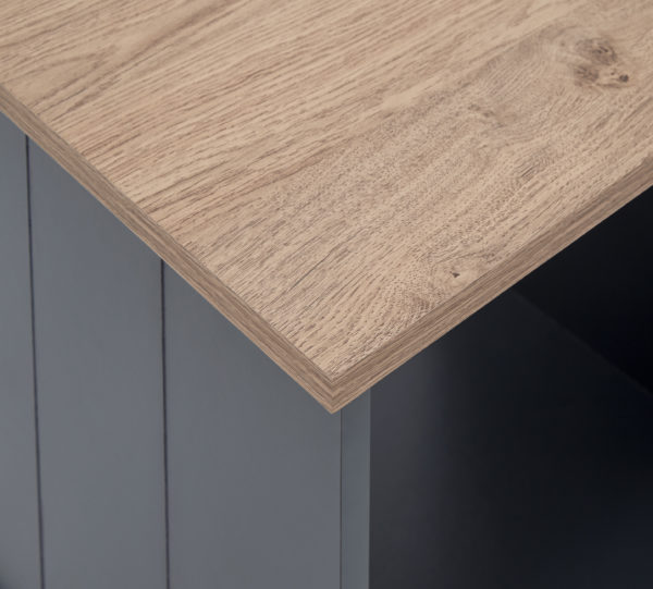 Oban Lamp Table | Slate Blue | Self Assembly