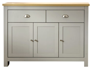 Fife Grey Large Sideboard | Grey | Self Assembly | Clearance