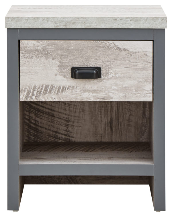 Fenway Lamp Table | Grey | Bedside Table | Self Assembly