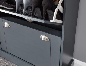 Oban Slate Blue Shoe Cabinet
