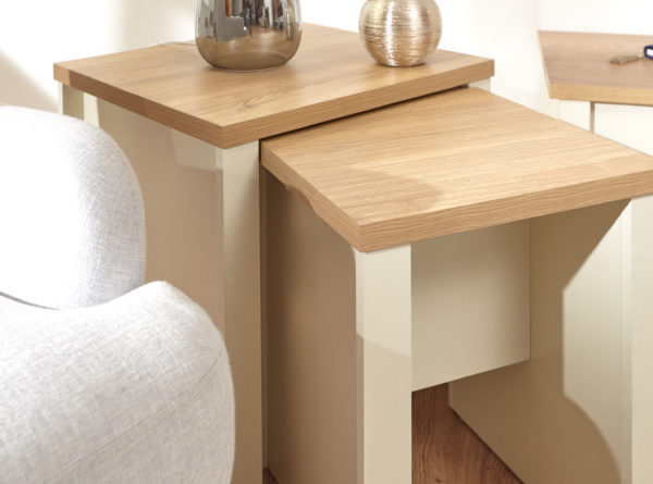 Fife Cream Nesting Tables | Cream | Self Assembly