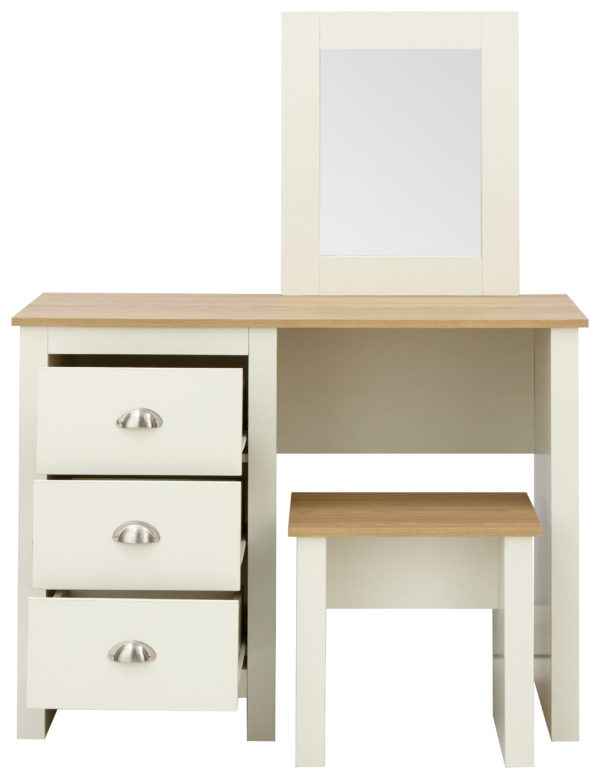 Fife Cream Dressing Table Set | Cream | Self Assembly