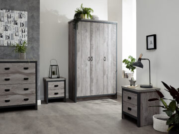 Fenway Grey 4 Piece Bedroom Set
