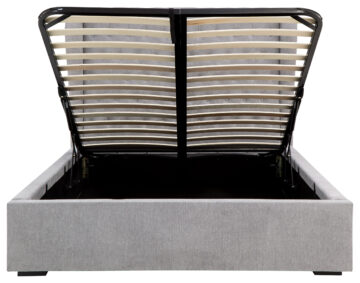 Braga Dark Grey 4’6 Double Ottoman Bed