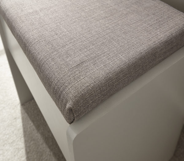 Oban Dressing Table with Stool | Grey | Self Assembly