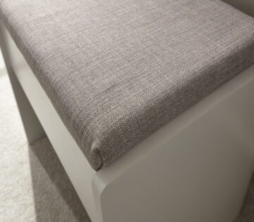 Oban Grey 2 Drawer Dressing Table with Stool