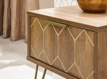 Kentwood 1 Drawer Lamp Table | Bedside Table | Mango Finish