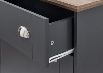 Oban Slate Blue Shoe Cabinet