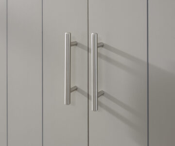 Oban Grey 2 Door Wardrobe with Drawer