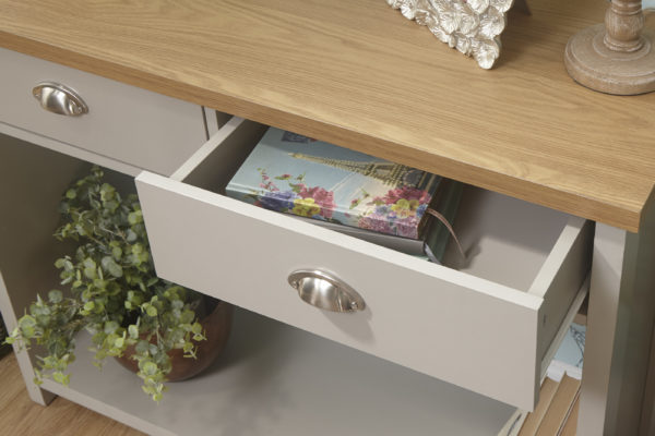 Fife Grey Console Table | Grey | Self Assembly