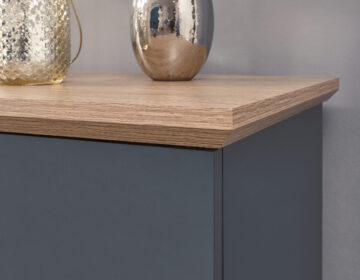 Oban Slate Blue 3 Door Large Sideboard with Drawers