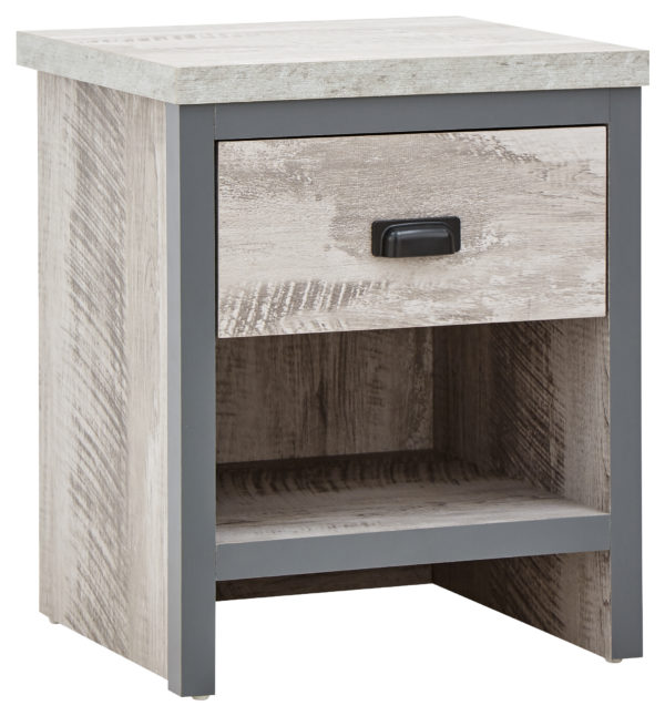 Fenway Lamp Table | Grey | Bedside Table | Self Assembly