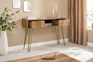 Kentwood 2 Drawer Console Table | Mango Finish