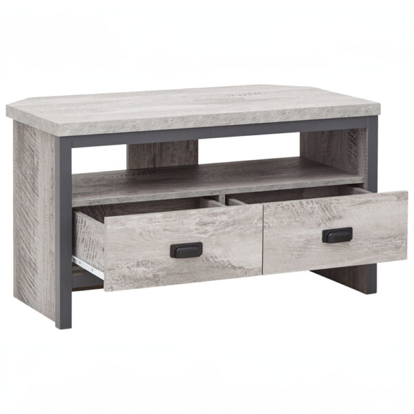 Fenway Corner TV Unit | Grey | Self Assembly