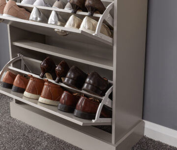 Oban Grey Shoe Cabinet