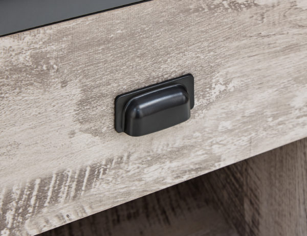 Fenway Lamp Table | Grey | Bedside Table | Self Assembly