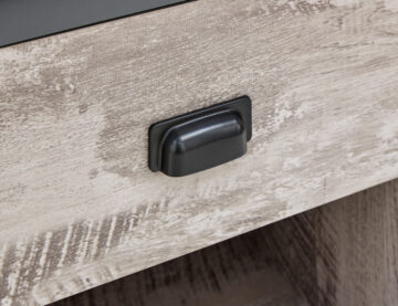 Fenway Grey 1 Drawer Lamp Table | Bedside Table