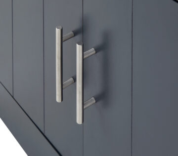 Oban Slate Blue 2 Door Compact Sideboard with Drawers