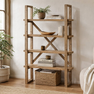 Brixton Oak Bookcase