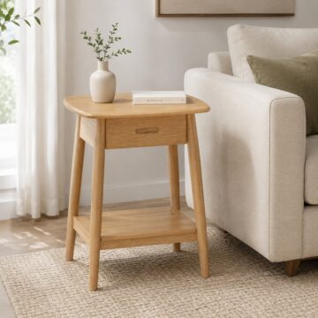 Cheshire Oak 1 Drawer Nightstand