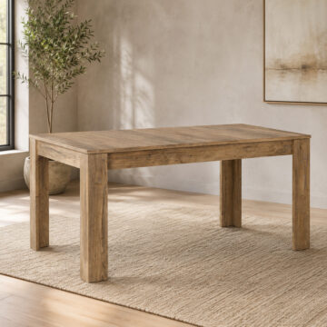 Compton Extending Dining Table | Chestnut and Matera Grey | 160 - 200cm