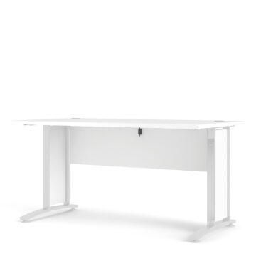 Kansas White Desk 150 cm | White legs
