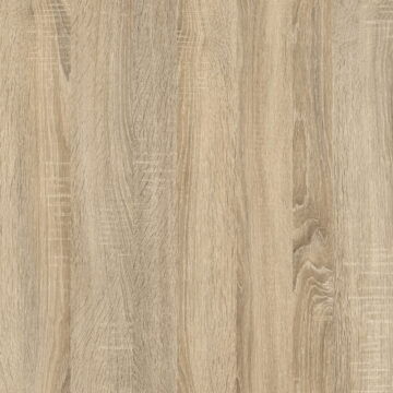 Kansas White Desk | Oak Finish | Silver Grey Steel Legs