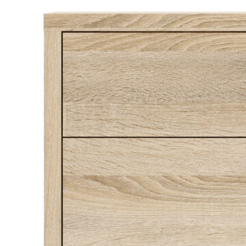 Kansas Bookcase 2 Drawers 2 Doors | Oak Finish