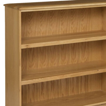 Cheshire Oak Wide Bookcase