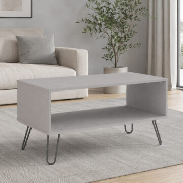 Avila Grey Open Coffee Table | Grey