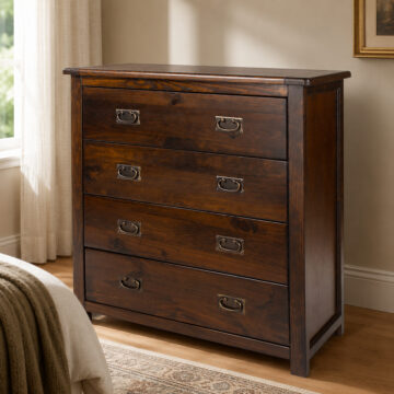 Norwood Dark 4 Drawer Chest