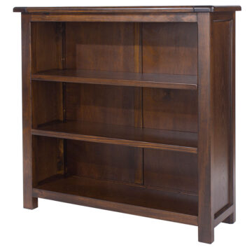 Norwood Dark Pine Low Bookcase