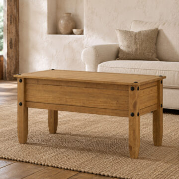 Azusa Coffee Table | Antique Waxed Pine