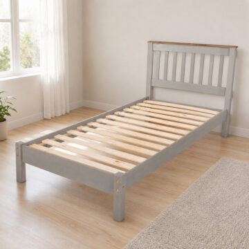 Azusa Grey 3' Single Bed