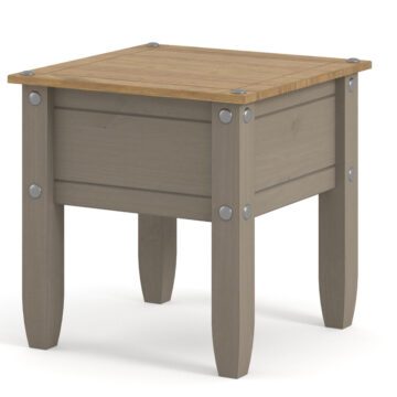 Azusa Grey Lamp Table | Bedside Table