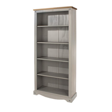 Azusa Grey Tall Painted Bookcase
