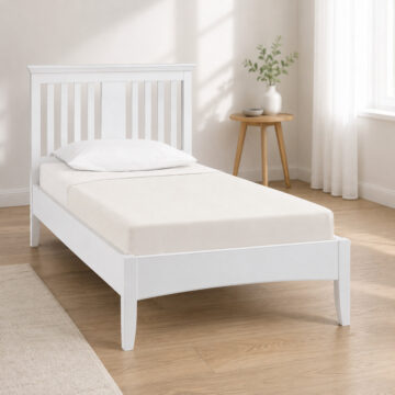Grenada White 3' Single Bed