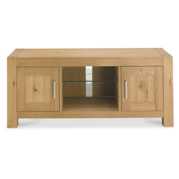 Silvan Light Oak 2 Door TV Unit 135cm