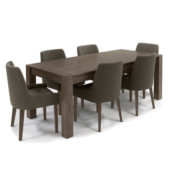 Silvan Dark Oak Medium End Extension Table | 165 - 225cm